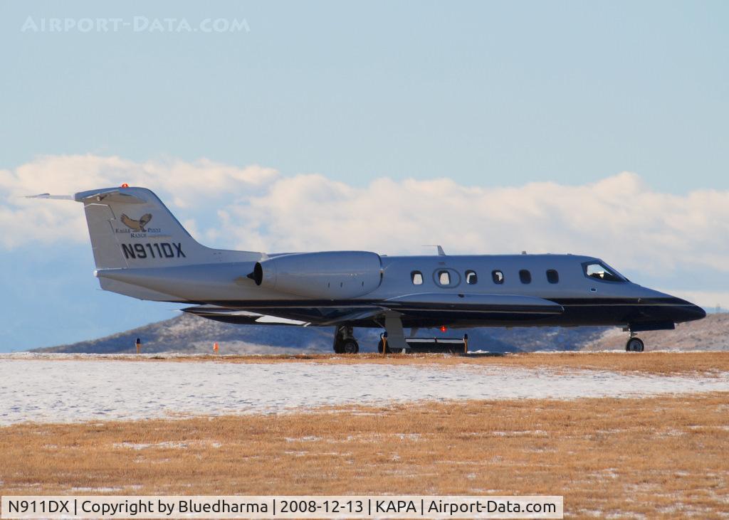 N911DX, 1983 Gates Learjet 35A C/N 499, Position and Hold for 17L. Eagle Point Ranch