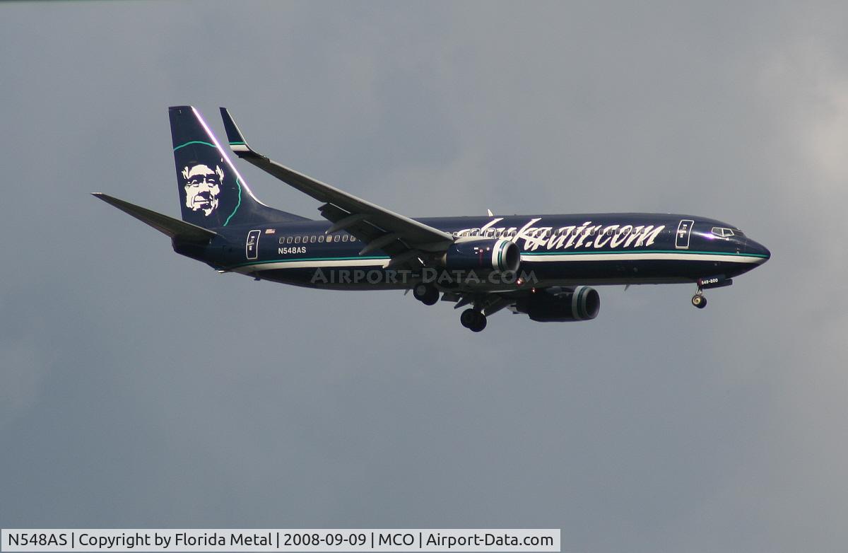 N548AS, 2005 Boeing 737-890 C/N 30020, Alaska 737-800