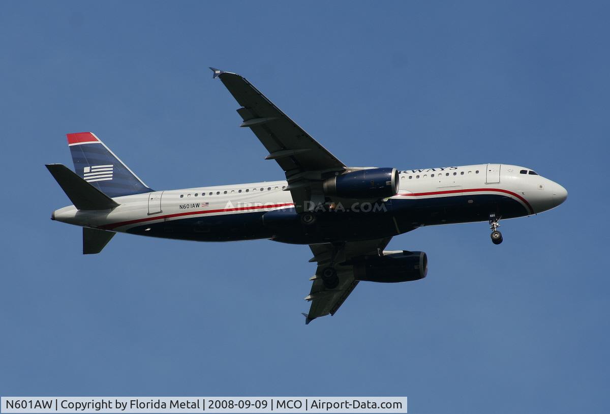 N601AW, 2003 Airbus A320-232 C/N 1935, US Airways A320