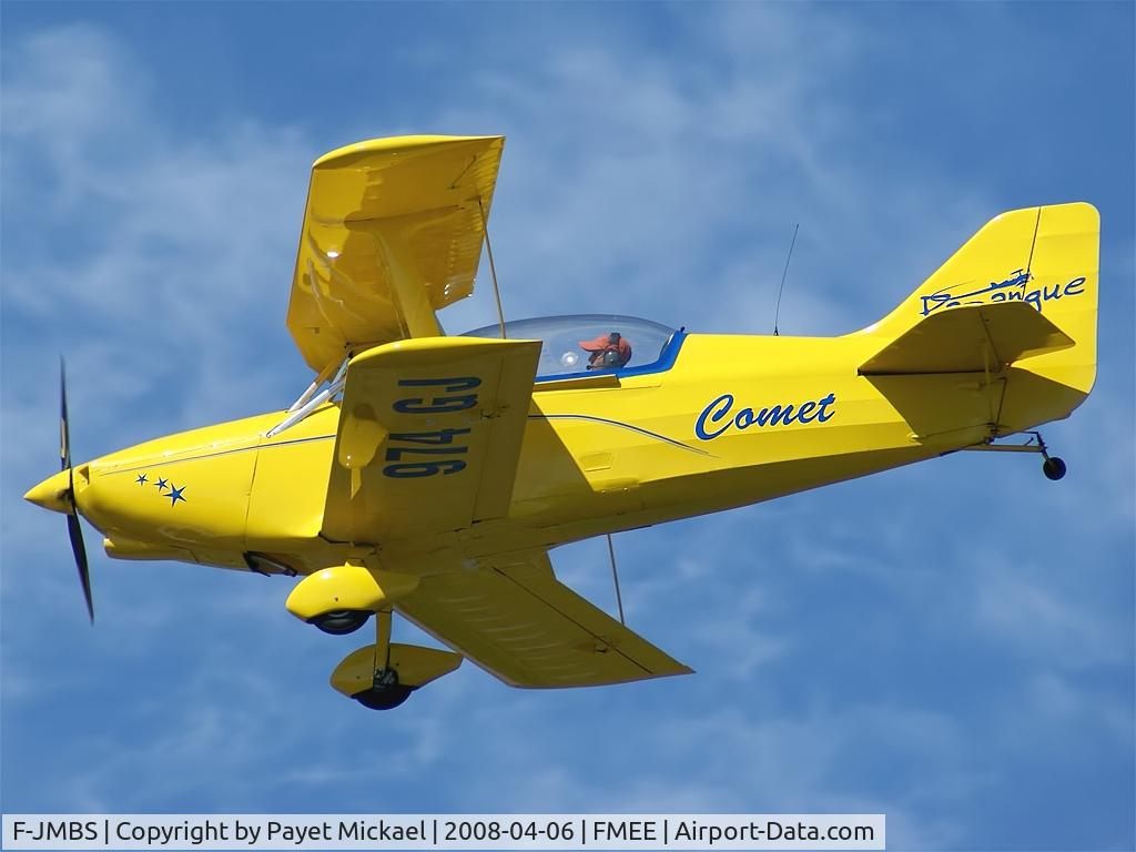 F-JMBS, B & F Funk FK-12 Comet C/N 012-049, Short final for rwy 14