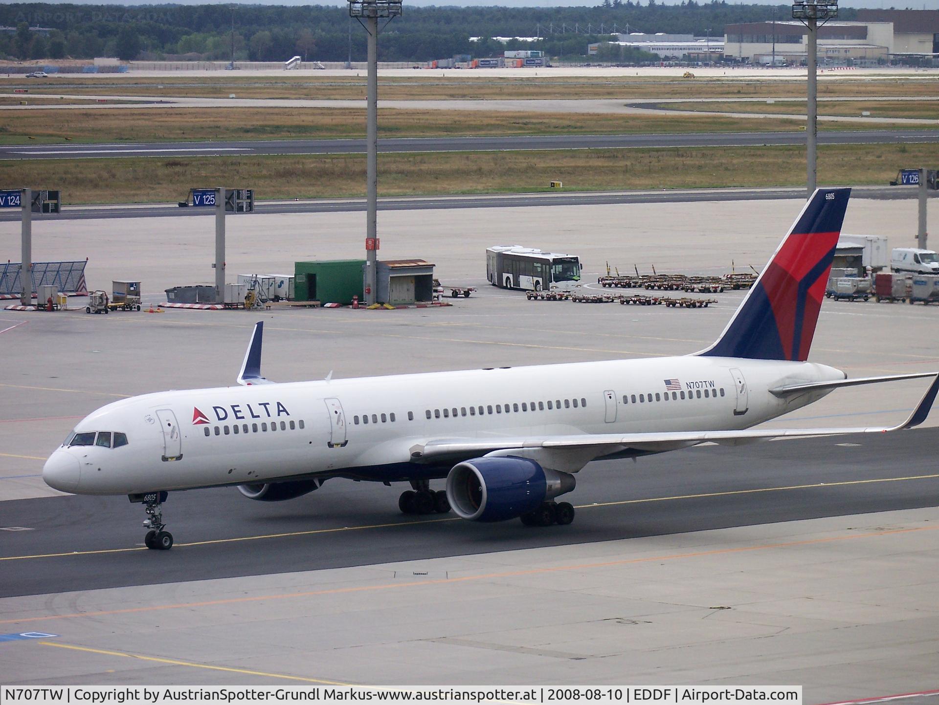 N707TW, 1997 Boeing 757-2Q8 C/N 27625, Delta Airlines
