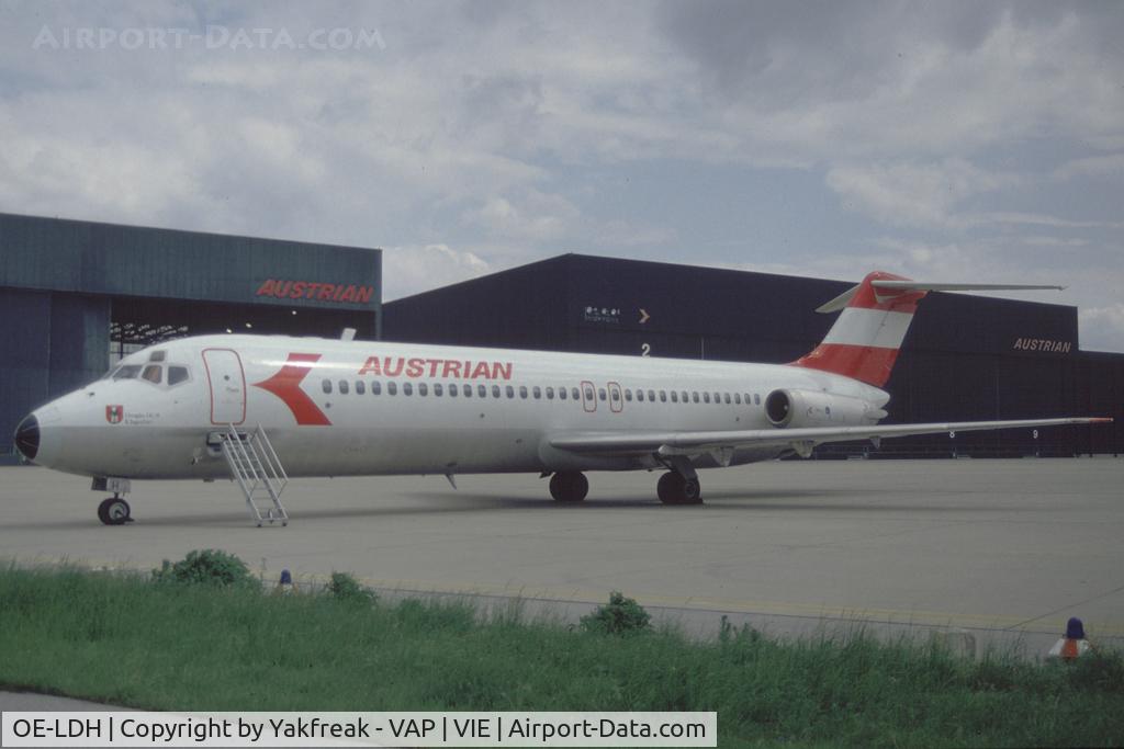 OE-LDH, 1972 Douglas DC-9-32 C/N 47555, Austrian Airlines Douglas DC9-32