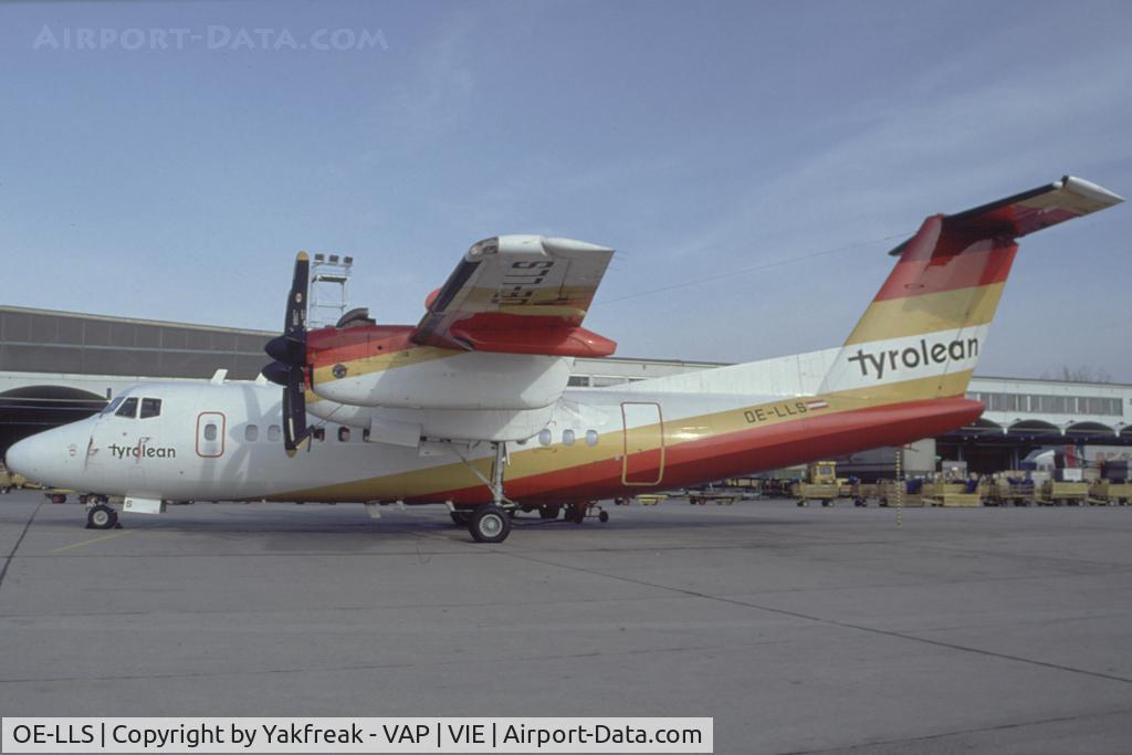 OE-LLS, 1979 De Havilland Canada DHC-7-102 Dash 7 C/N 22, Tyrolean Airway Dash 7