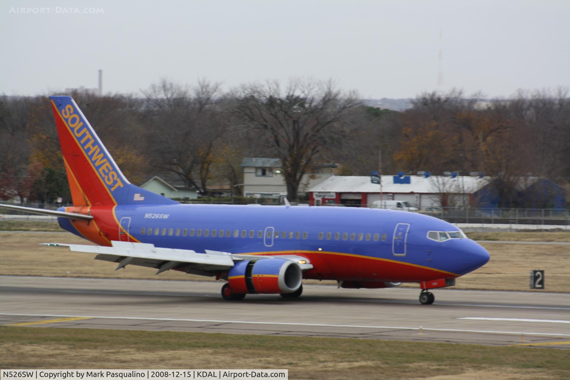 N526SW, 1992 Boeing 737-5H4 C/N 26568, Boeing 737-500