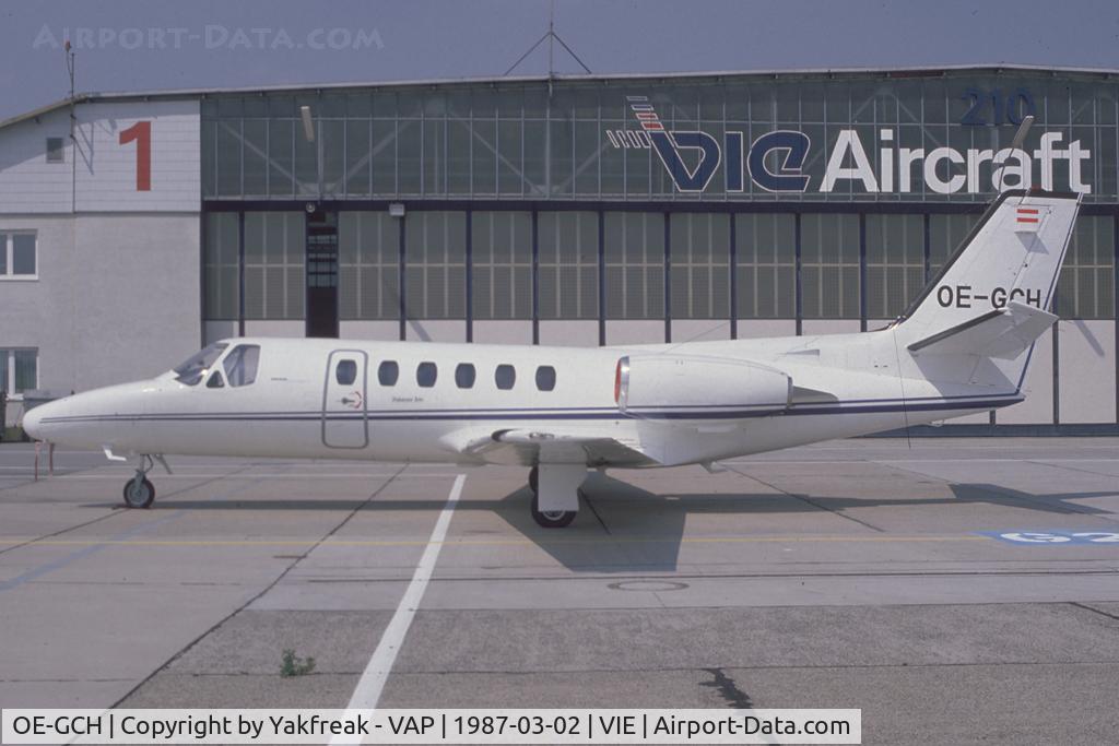 OE-GCH, 1981 Cessna 550 Citation II C/N 550-0290, Polsterer Jets Cessna 550 Citation 2