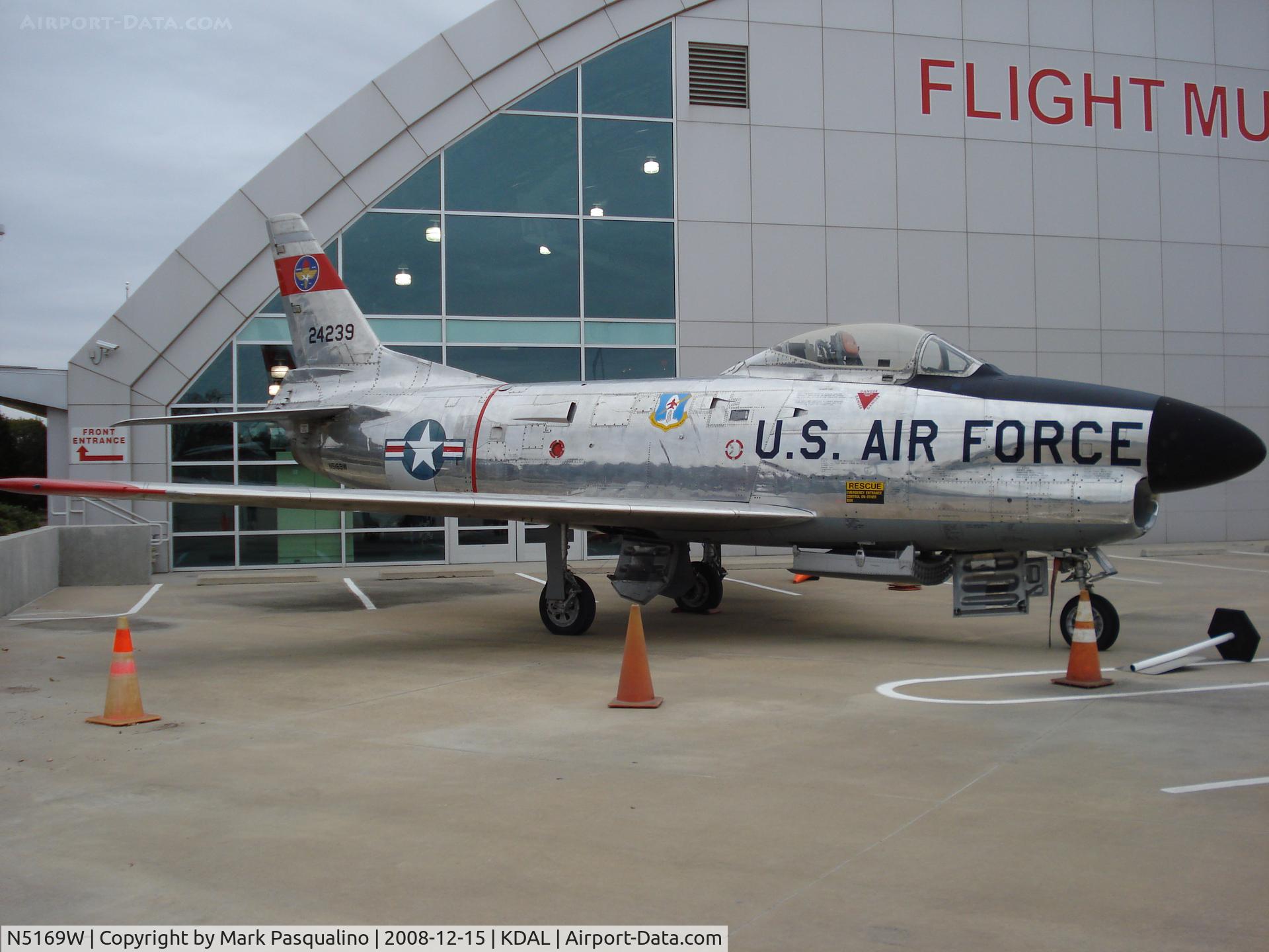 N5169W, Burchinal I N Jr F86-L C/N 2837, North American F-86L