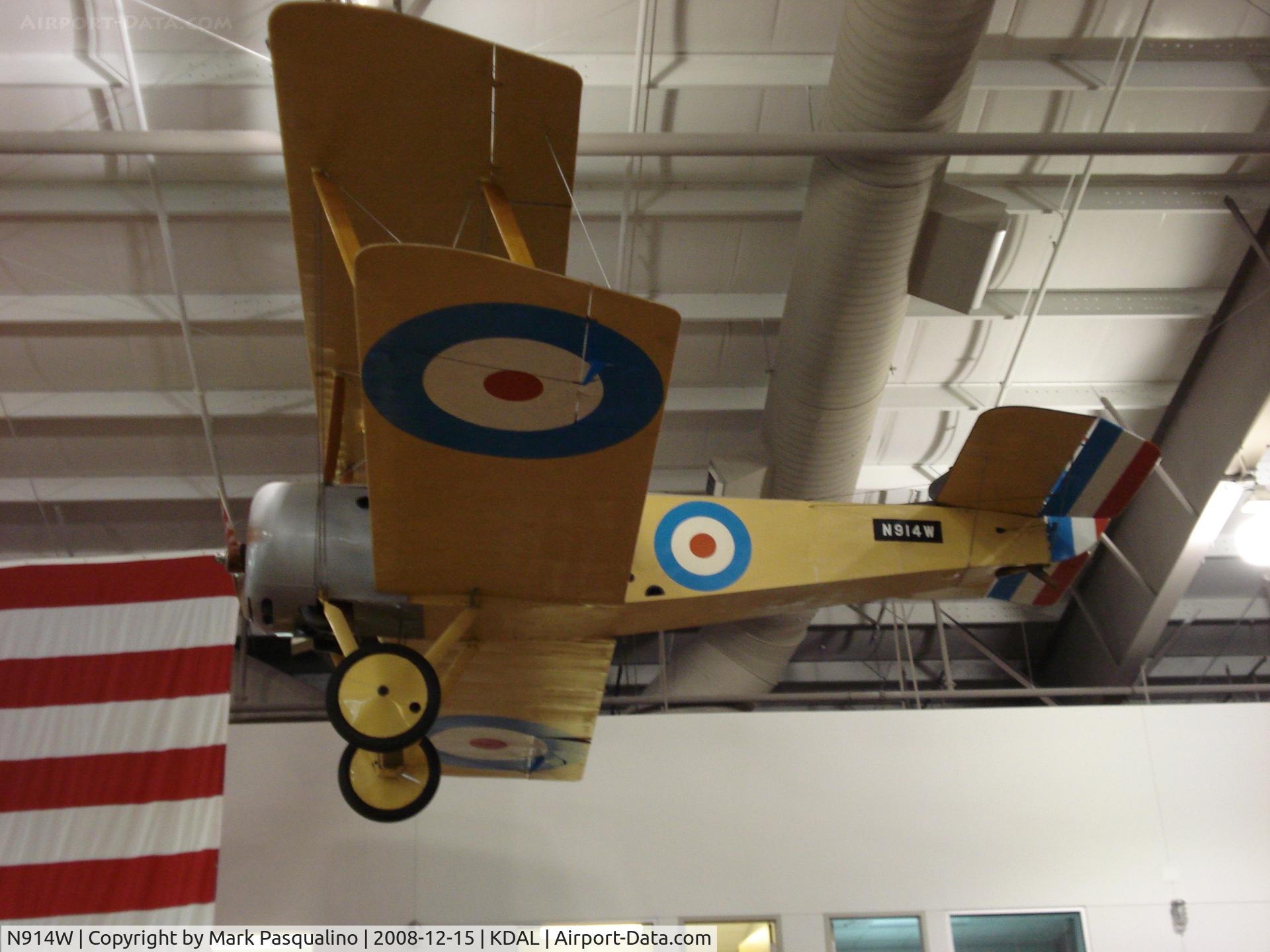N914W, 1985 Sopwith Pup Replica C/N NCH1, Sopwith Pup