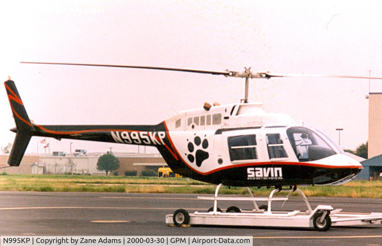 N995KP, 1978 Bell 206B C/N 2572, Savin Company 206 At Grand Prairie Municipal, TX