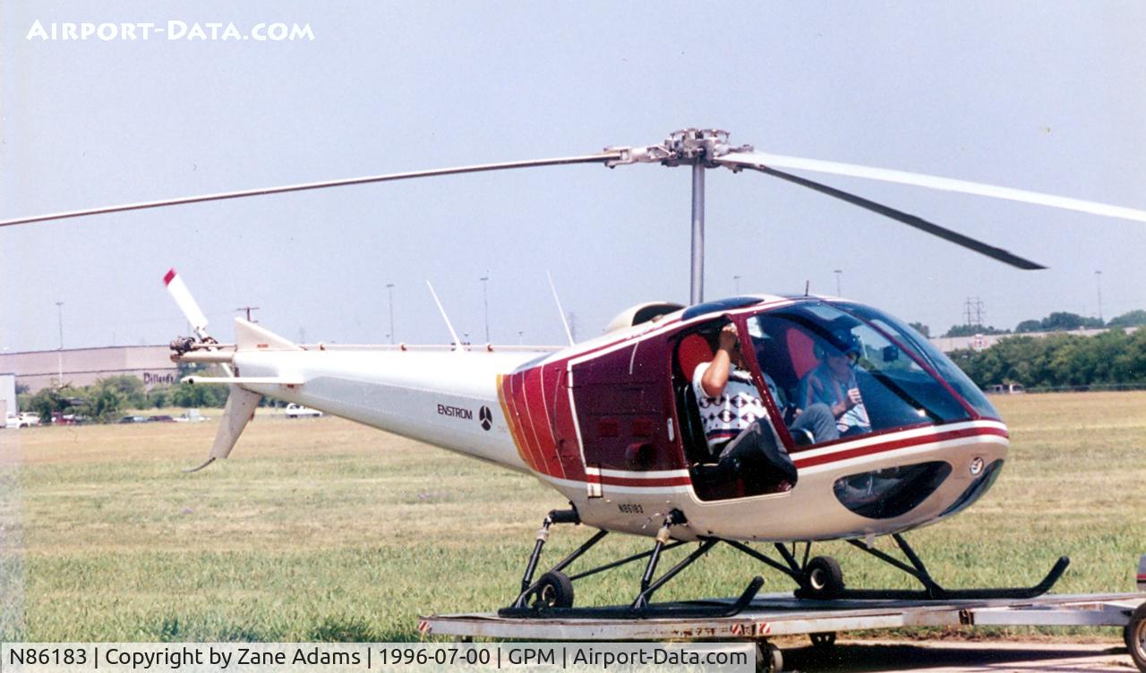 N86183, 1981 Enstrom F280 C/N 1506, At Grand Prairie Municipal - Enstrom Helicopter