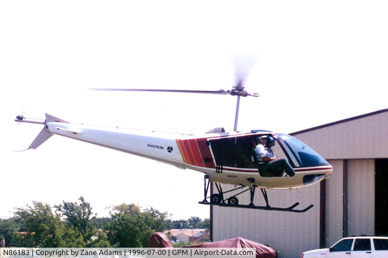 N86183, 1981 Enstrom F280 C/N 1506, At Grand Prairie Municipal - Enstrom Helicopter