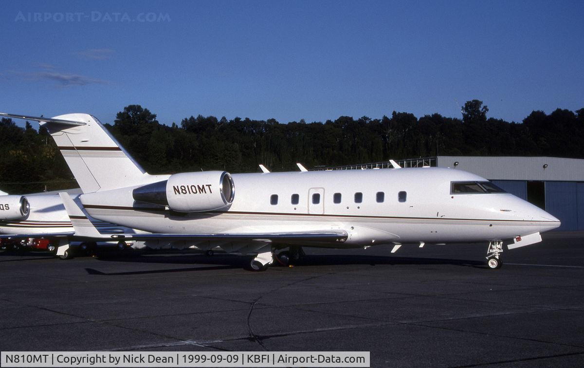 N810MT, 1981 Canadair Challenger 600S (CL-600-1A11) C/N 1024, KBFI (Currently registered N811MT)