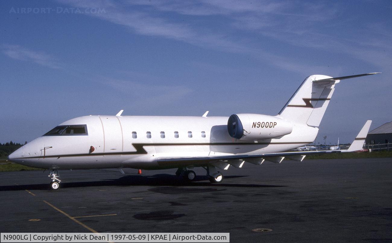 N900LG, 1981 Canadair Challenger 600 (CL-600-1A11) C/N 1036, KPAE (Seen here as N900DP now being carried by a Legacy this aircraft is currently registered N900LG as posted)