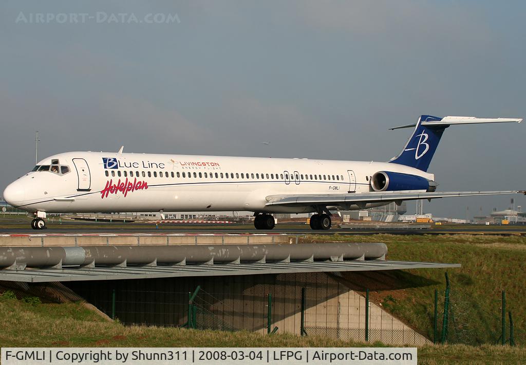 F-GMLI, 1991 McDonnell Douglas MD-83 (DC-9-83) C/N 53014, Passing on parallels runways with additional 'Hotelplan' & 'Livingston' titles