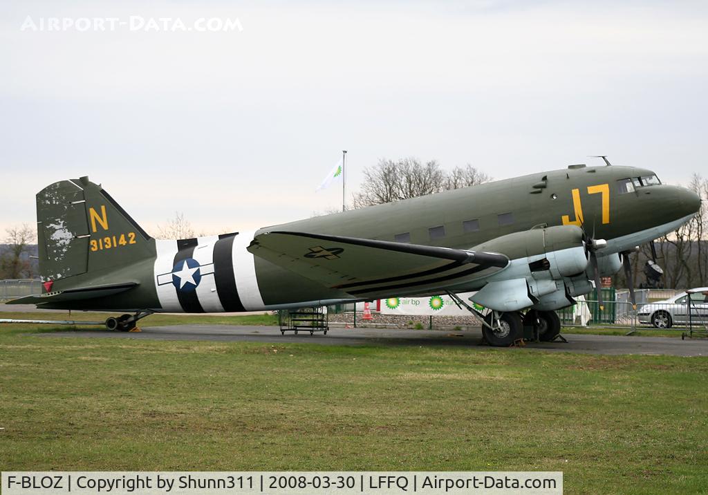 F-BLOZ, 1942 Douglas DC3C-S1C3G (C-47A-20-DK) C/N 13142, Based here with US c/s and 315101/4-U markings