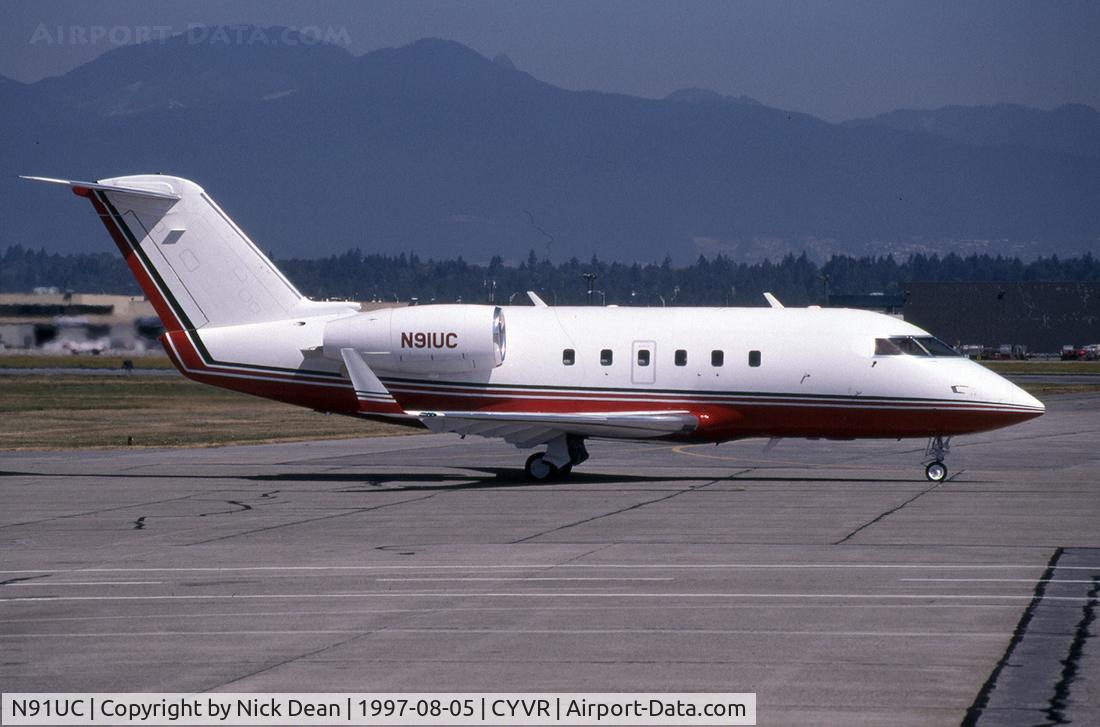 N91UC, 1982 Canadair Challenger 600S (CL-600-1A11) C/N 1051, CYVR (Currently registered N505PM)