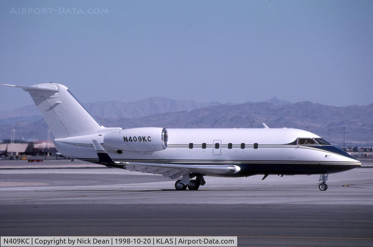 N409KC, 1982 Canadair Challenger 600S (CL-600-1A11) C/N 1052, KLAS