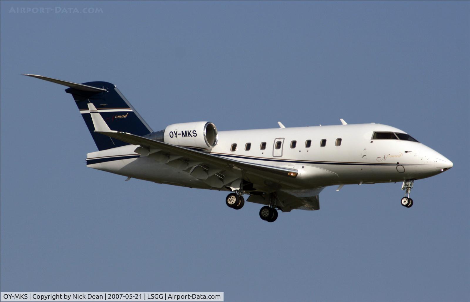 OY-MKS, 2005 Bombardier Challenger 604 (CL-600-2B16) C/N 5624, LSGG (Currently registered HB-JGR)