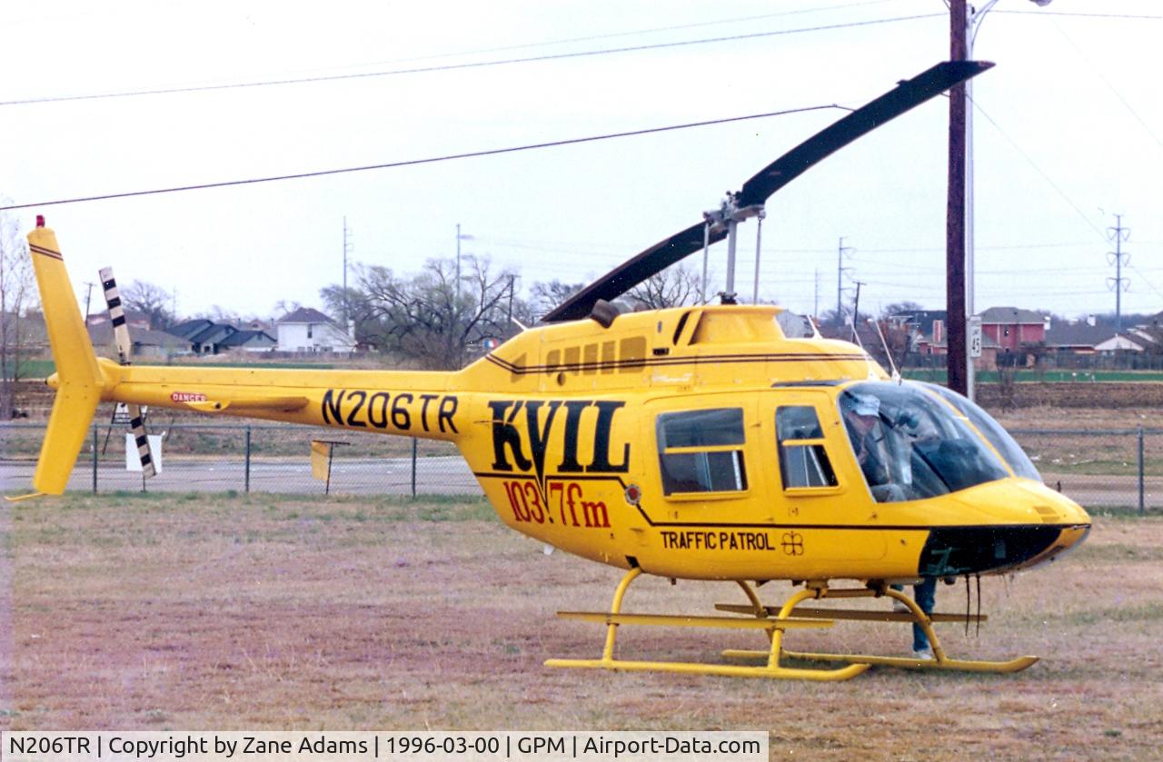 N206TR, 1979 Bell 206B JetRanger III C/N 2808, At Grand Prairie Municipal - Bell 206 KVIL 103.7 FM Radio Dallas