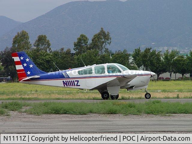 N1111Z, 1960 Beech 35-A33 Debonair C/N CD-276, Another from my Webshots site Taxiing for take off