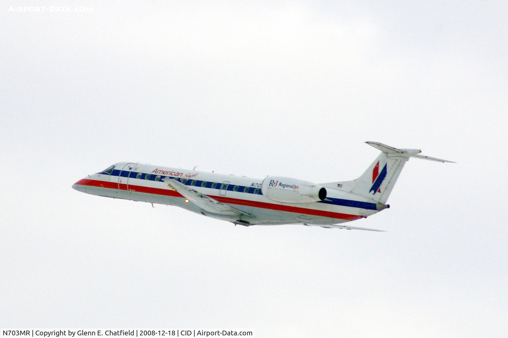 N703MR, 1999 Embraer ERJ-135LR (EMB-135LR) C/N 145173, Departing Runway 9