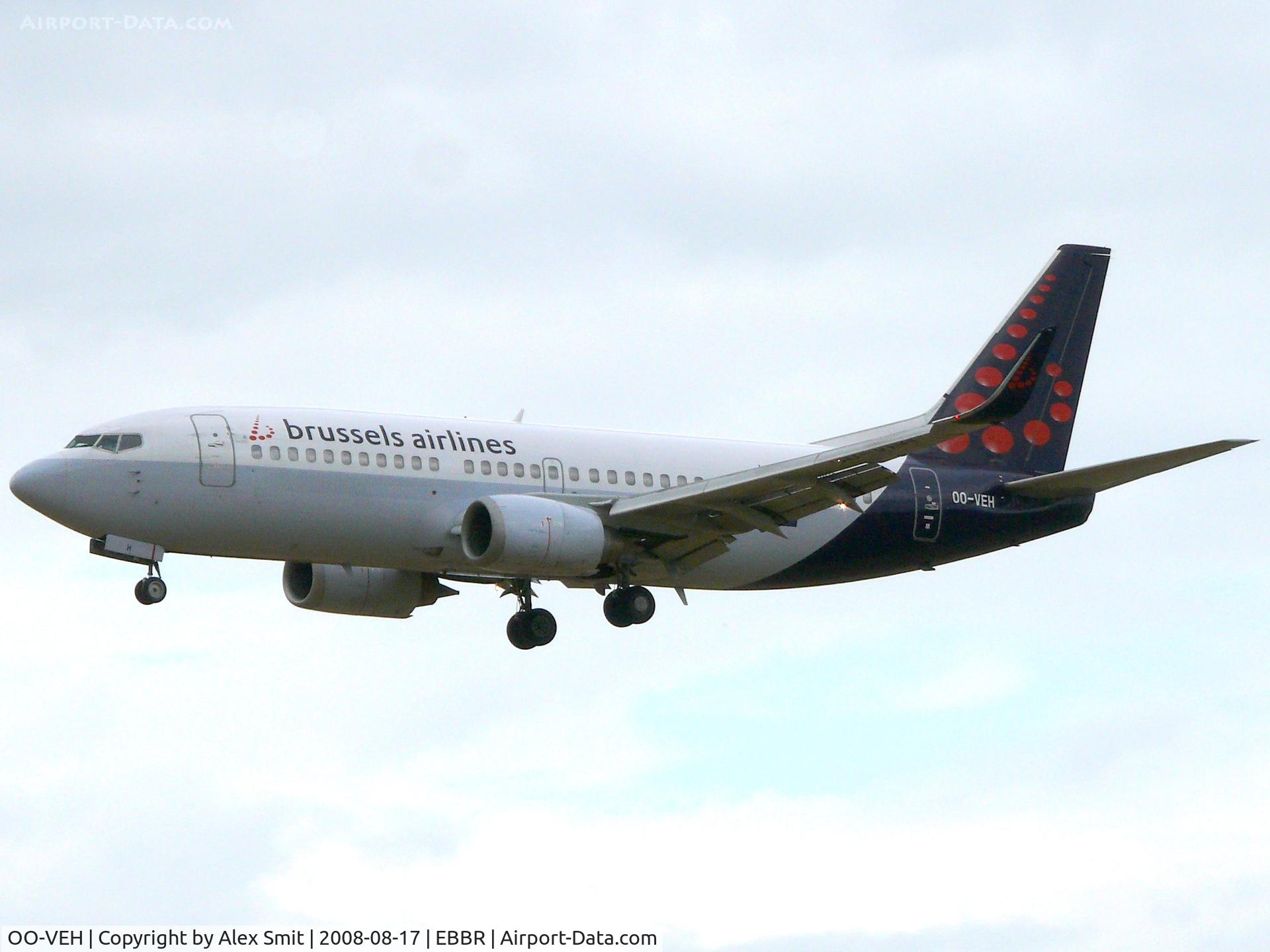 OO-VEH, 1998 Boeing 737-36N C/N 28571, Boeing B737-36N OO-VEH Brussels Airlines