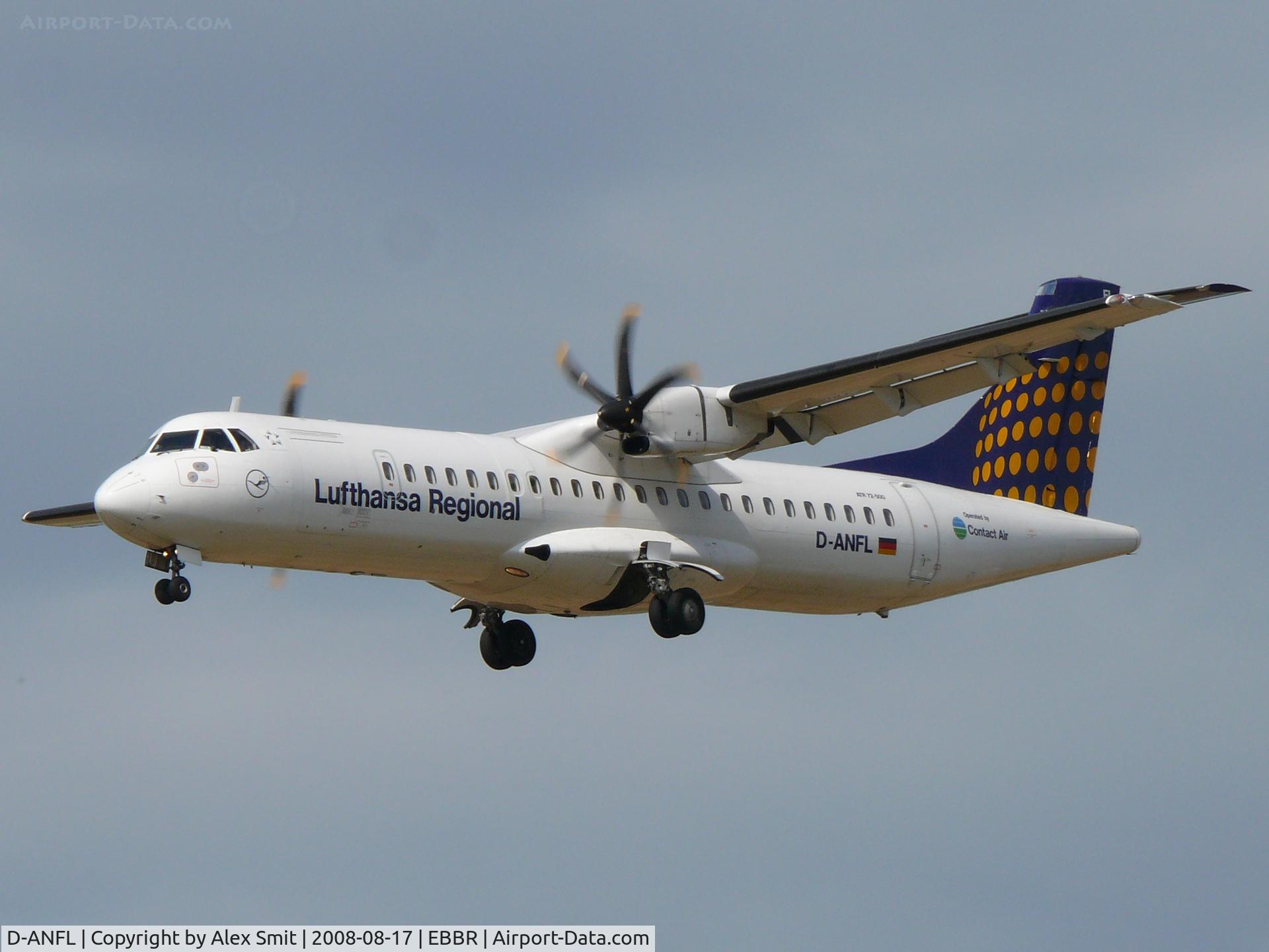 D-ANFL, 2001 ATR 72-212A C/N 668, Aerospatiale/Alenia ATR72-212A D-ANFL Lufthansa Regional