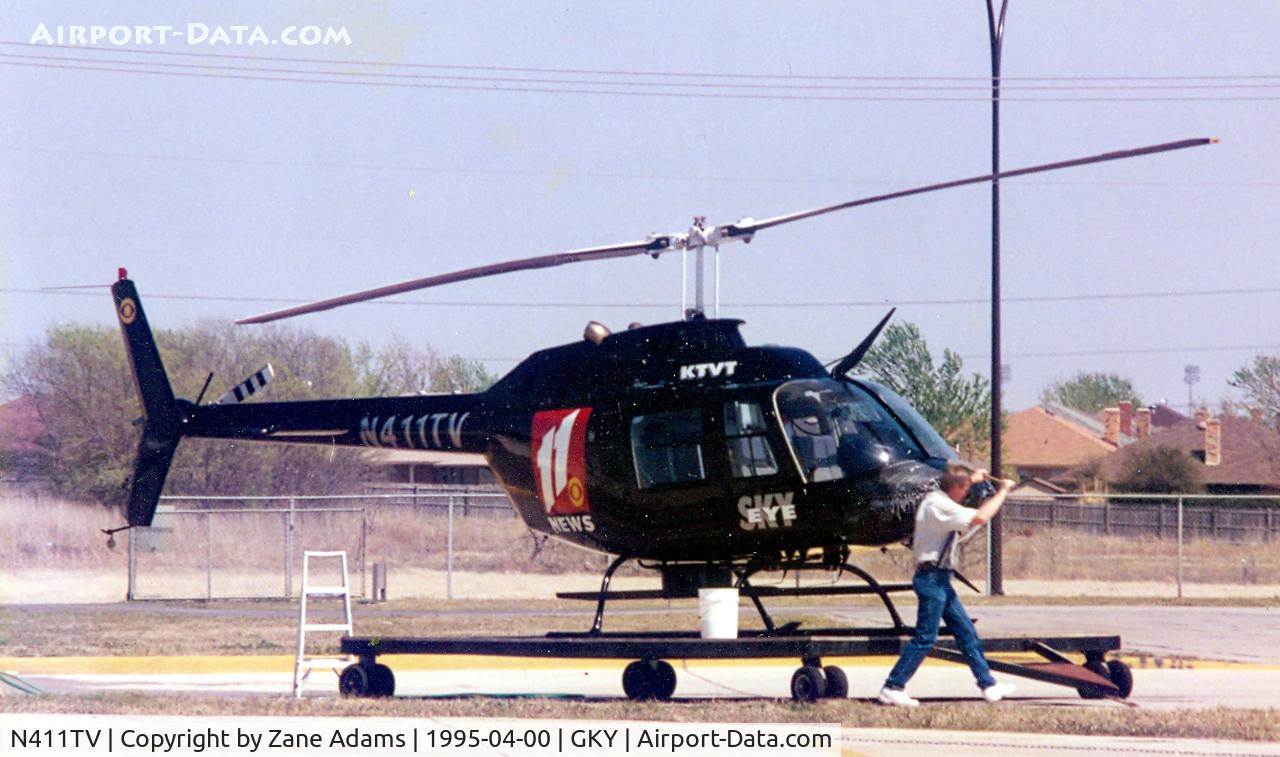 N411TV, 1993 Bell 206L-4 LongRanger IV LongRanger C/N 52012, KTVT 11 News at Arlington