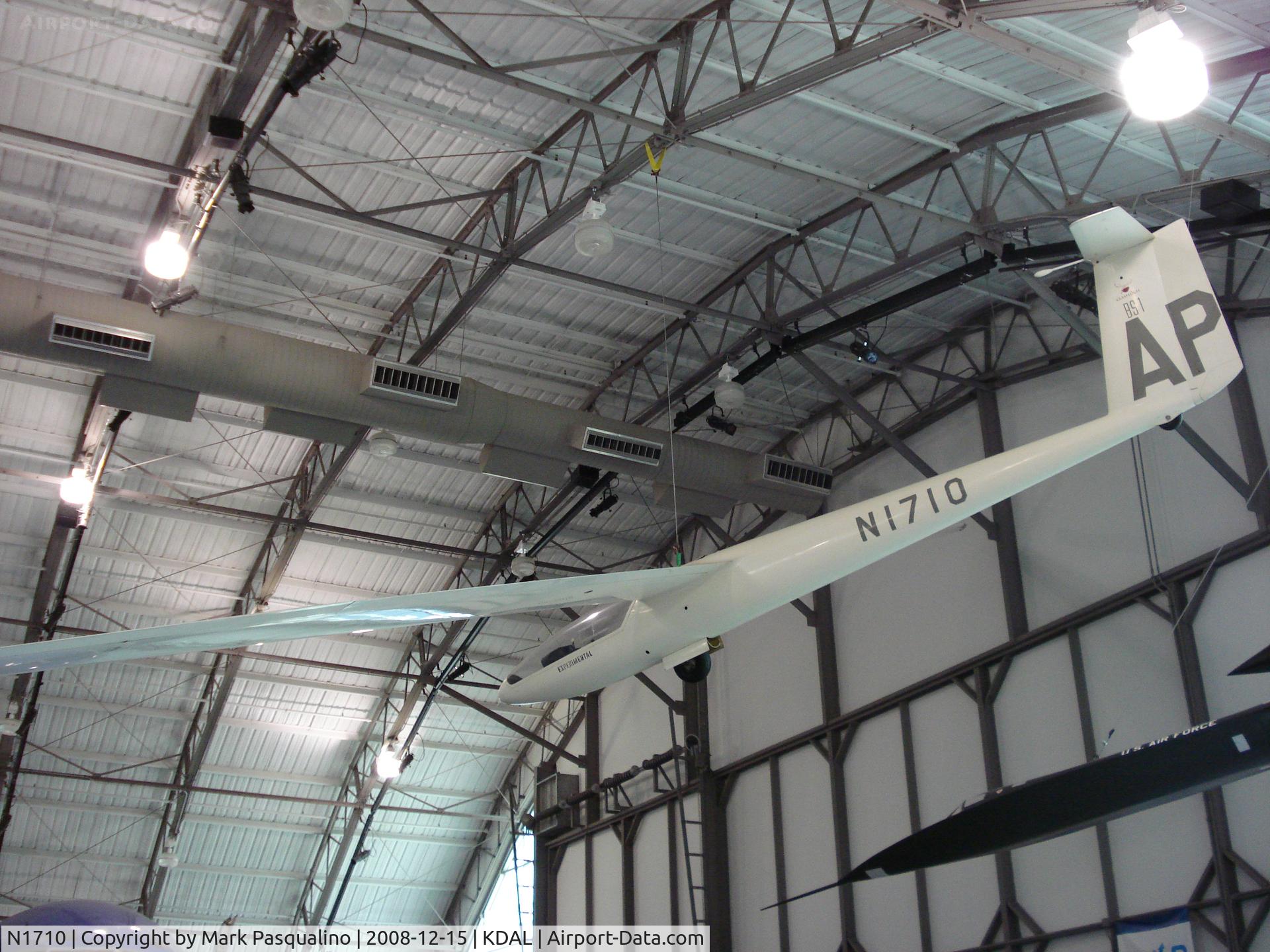 N1710, 1967 Glasflugel BS-1 C/N 9, Glasflugel BS-1