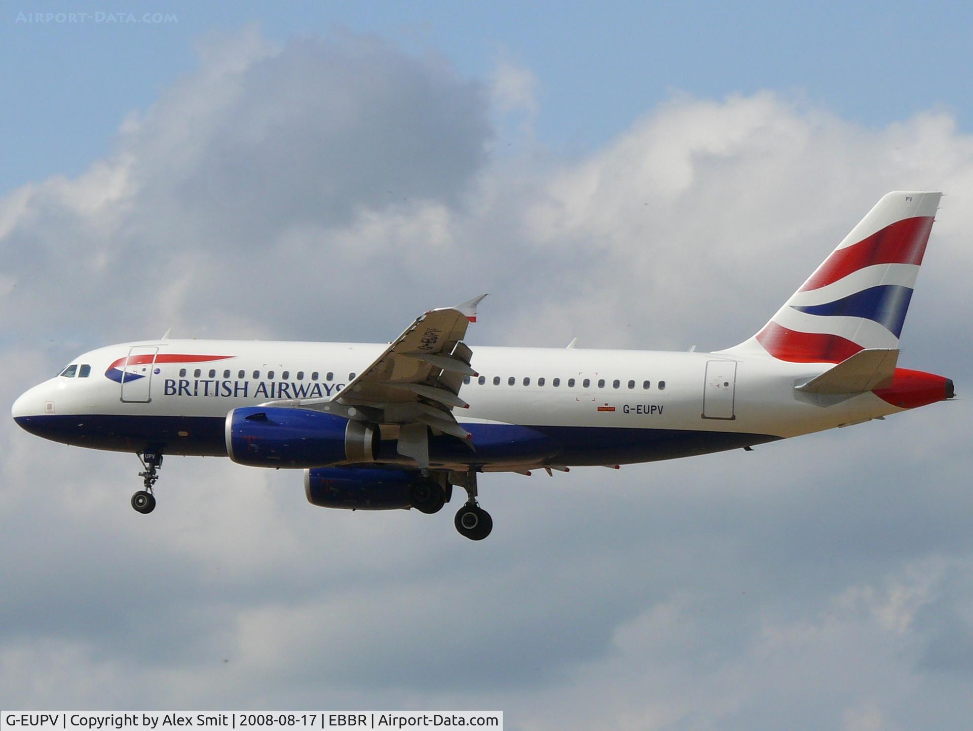 G-EUPV, 2001 Airbus A319-131 C/N 1423, Airbus A319-131 G-EUPV British Airways