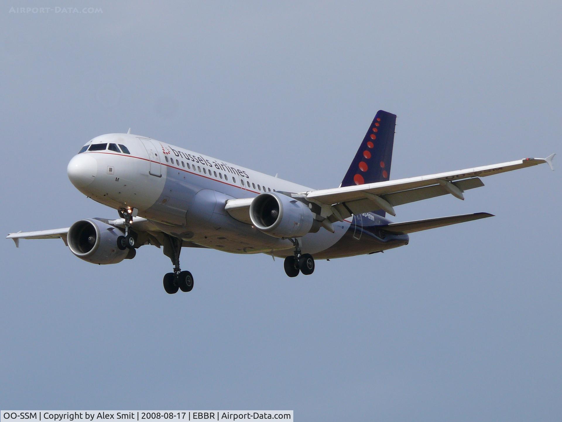 OO-SSM, 2000 Airbus A319-112 C/N 1388, Airbus A319-112 OO-SSM Brussels Airlines