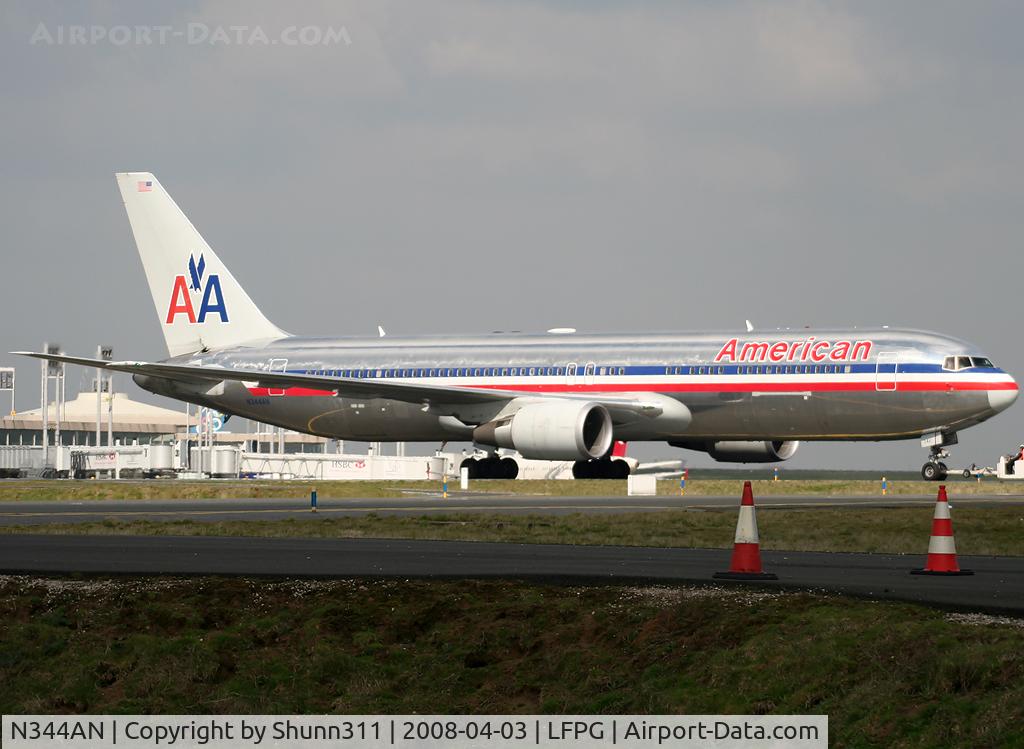 N344AN, 2003 Boeing 767-323 C/N 33083, Tracted...
