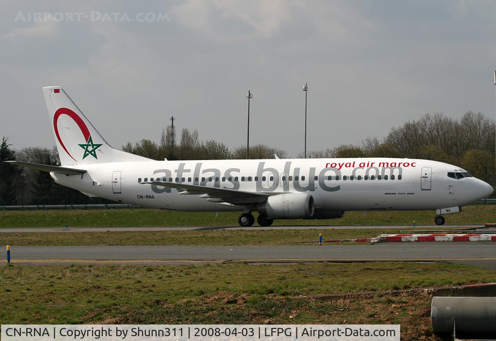 CN-RNA, 1993 Boeing 737-4B6 C/N 26531, Passing on parallels runways