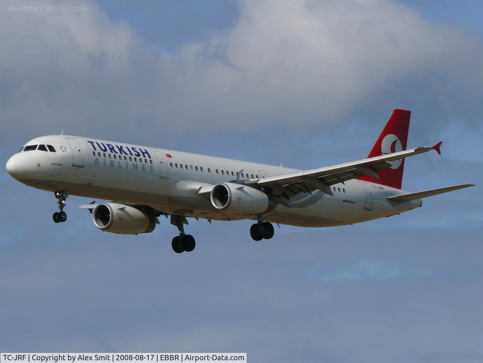 TC-JRF, 2007 Airbus A321-231 C/N 3207, Airbus A321-231 TC-JRF Turkish Airlines