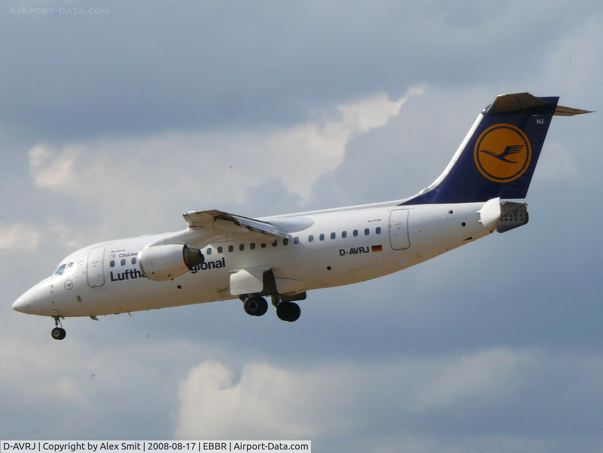 D-AVRJ, 1996 British Aerospace Avro 146-RJ85 C/N E.2277, British Aerospace BAe146-200/RJ85 D-AVRJ Lufthansa Regional