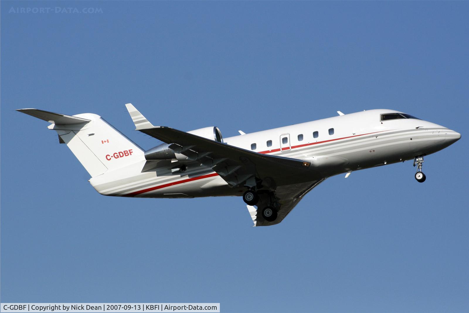 C-GDBF, 1983 Canadair Challenger 601 (CL-600-2A12) C/N 3014, kbfi