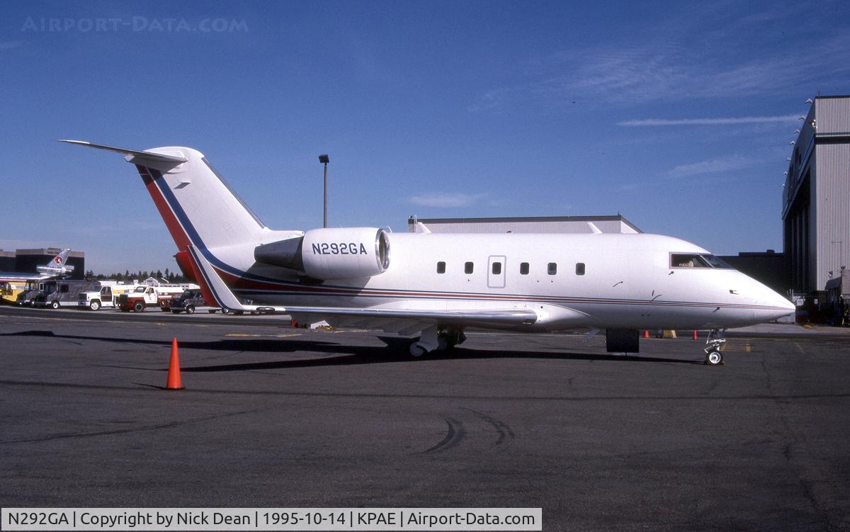 N292GA, 1983 Canadair Challenger 601 (CL-600-2A12) C/N 3014, KPAE