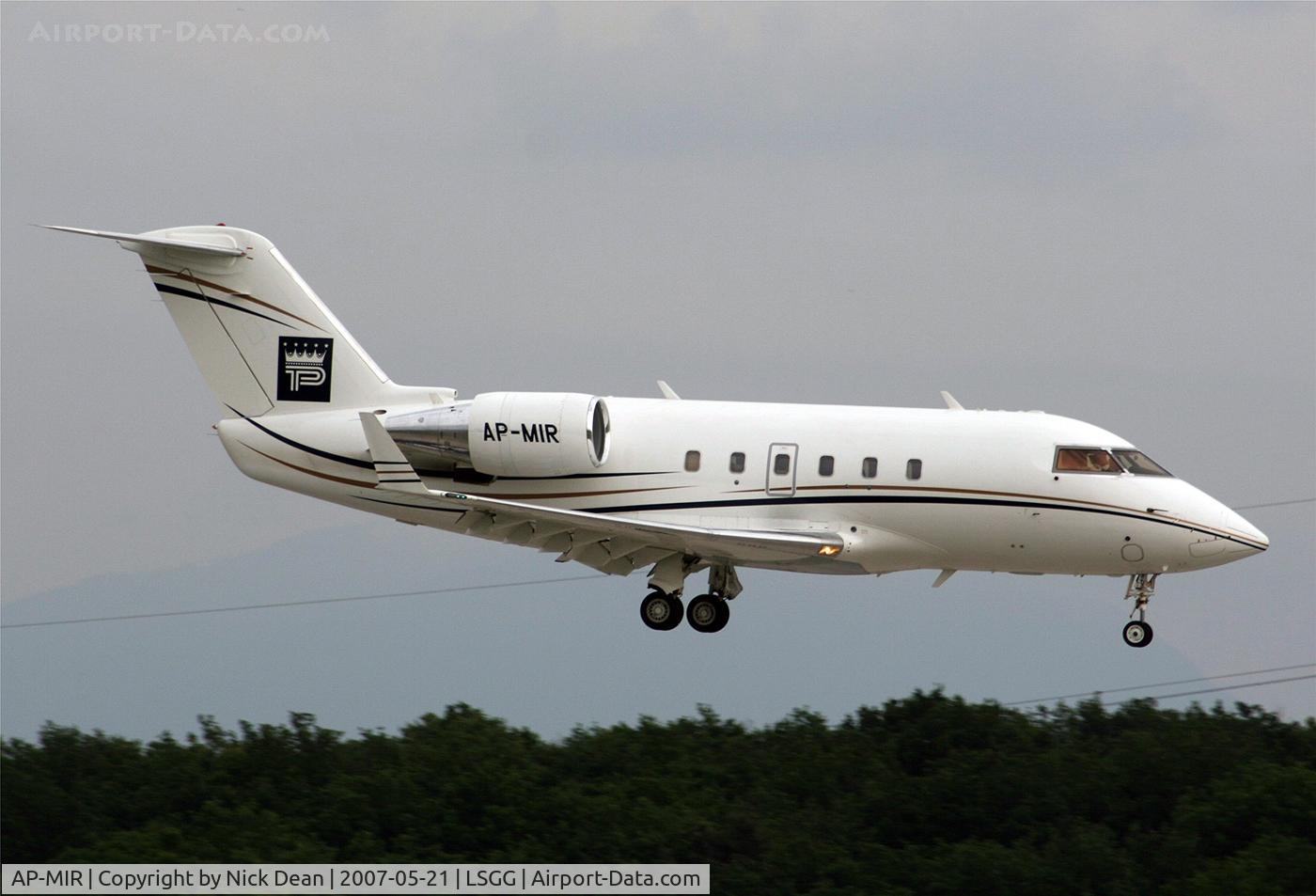 AP-MIR, 1984 Canadair Challenger 601 (CL-600-2A12) C/N 3023, LSGG (This a great number!)