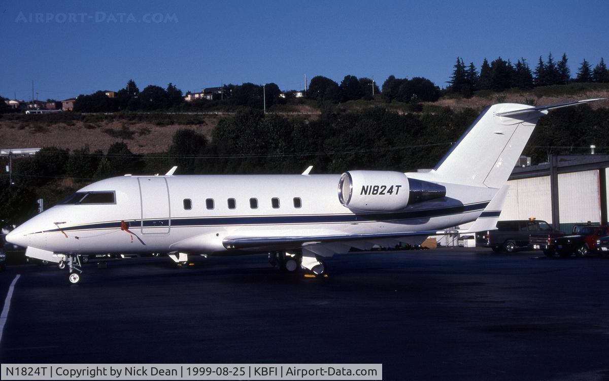 N1824T, 1984 Canadair Challenger 601 (CL-600-2A12) C/N 3029, KBFI (Currently registered N629TS)