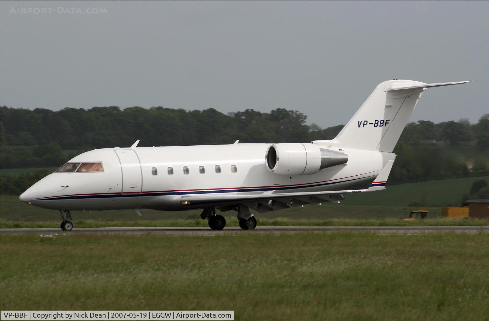 VP-BBF, 1988 Canadair Challenger 601 (CL-600-2A12) C/N 3033, EGGW
