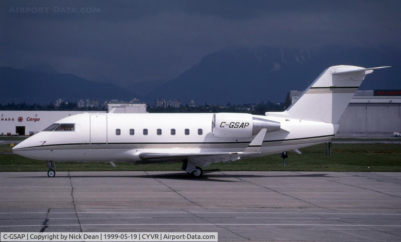 C-GSAP, 1984 Canadair Challenger 601 (CL-600-2A12) C/N 3034, CYVR