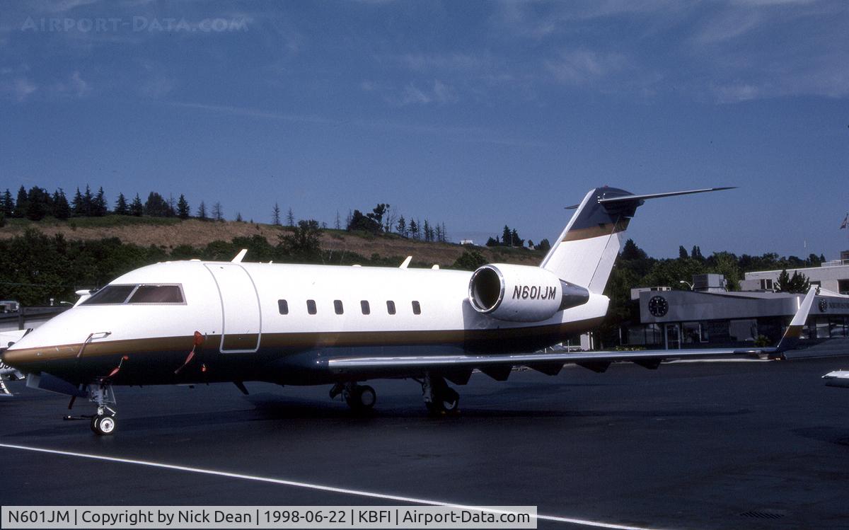 N601JM, 1985 Canadair Challenger 601 (CL-600-2A12) C/N 3048, KBFI