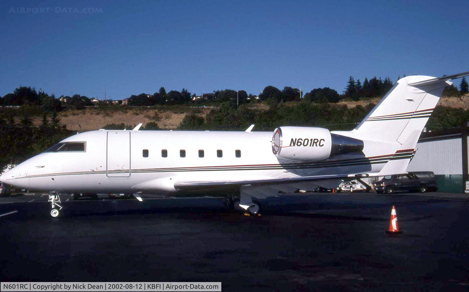 N601RC, 1986 Canadair Challenger 601 (CL-600-2A12) C/N 3055, KBFI