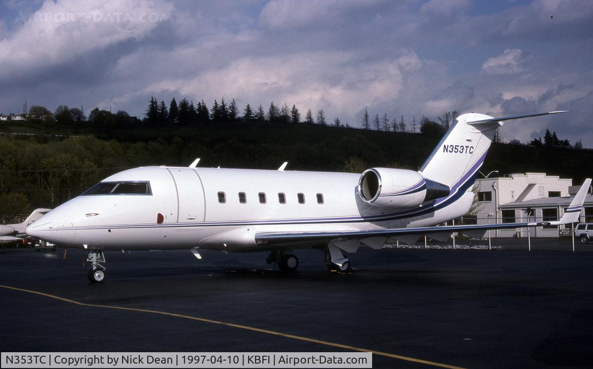 N353TC, 2002 Bombardier Challenger 601-3A (CL-600-2B16) C/N 1989, KBFI