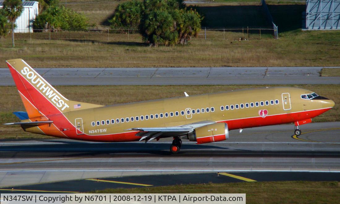 N347SW, 1989 Boeing 737-3H4 C/N 24374, Old C/S