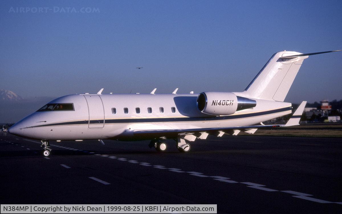 N384MP, 1989 Canadair Challenger 601-3A (CL-600-2B16) C/N 5047, KBFI (Seen here as N140CH this aircraft is currently registered N384MP as posted)