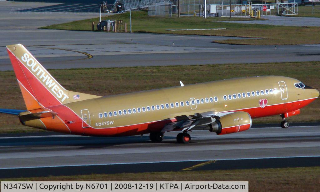 N347SW, 1989 Boeing 737-3H4 C/N 24374, Old C/S