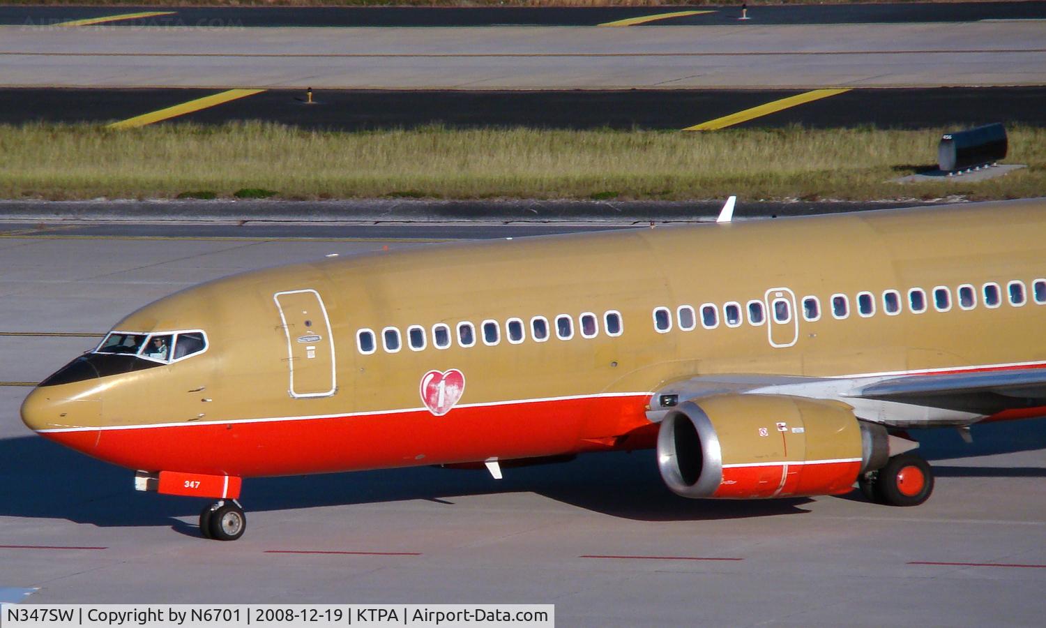 N347SW, 1989 Boeing 737-3H4 C/N 24374, Old C/S