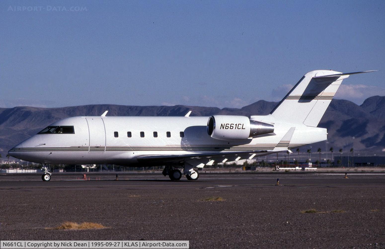 N661CL, 1994 Canadair Challenger 601-3A (CL-600-2B16) C/N 5061, KLAS