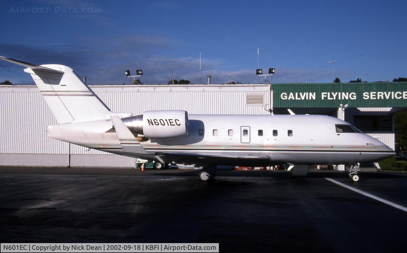 N601EC, 1990 Canadair Challenger 601-3A (CL-600-2B16) C/N 5064, KBFI