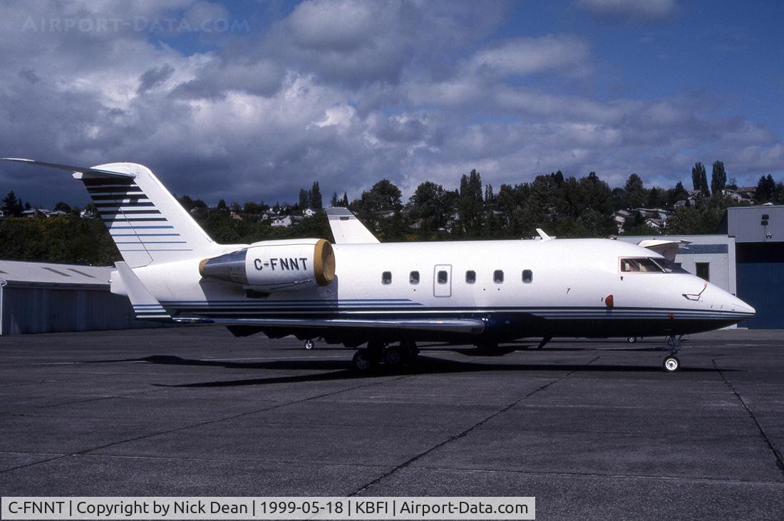C-FNNT, 1996 Canadair Challenger 604 (CL-600-2B16) C/N 5317, KBFI